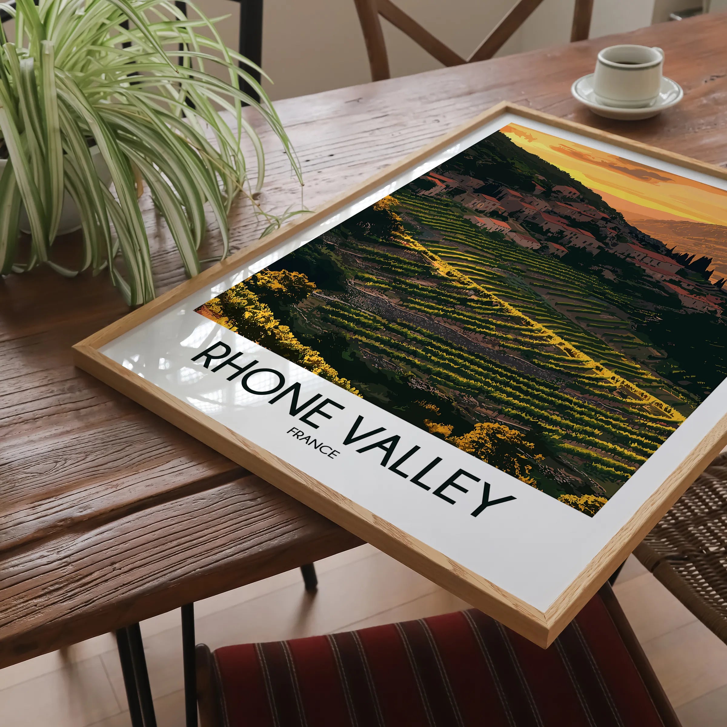 Rhone Valley Destination Art Gift