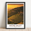 Rhone Valley Destination Art Gift