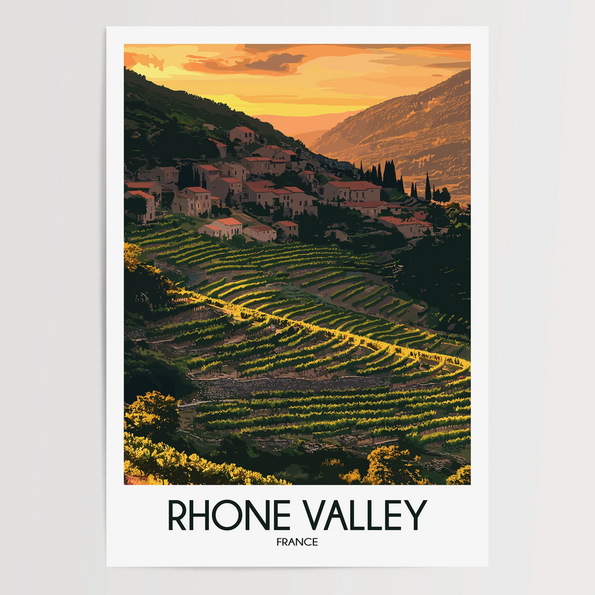 Rhone Valley Gallery Quality Print