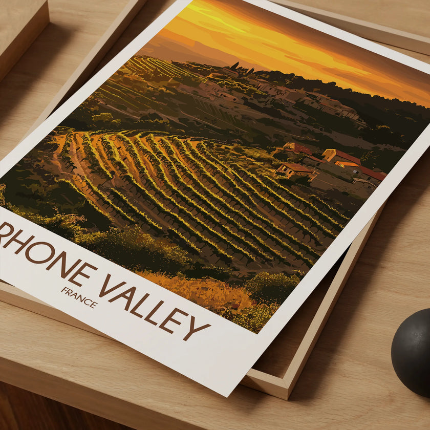 Rhone Valley Minimalist Wall Art