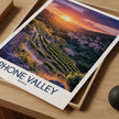 Rhone Valley Scenic Landscape Art