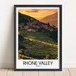 Rhone Valley Souvenir Poster Print