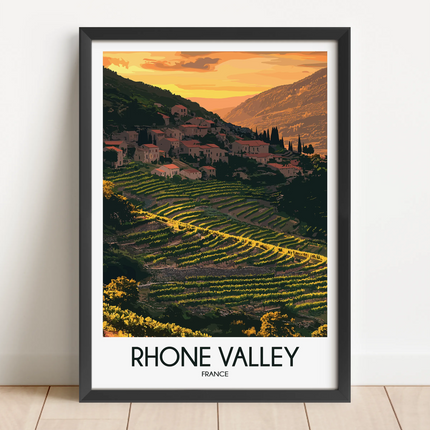 Rhone Valley Souvenir Poster Print