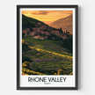Rhone Valley Vintage Style Print