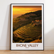Rhone Valley Vintage Style Print