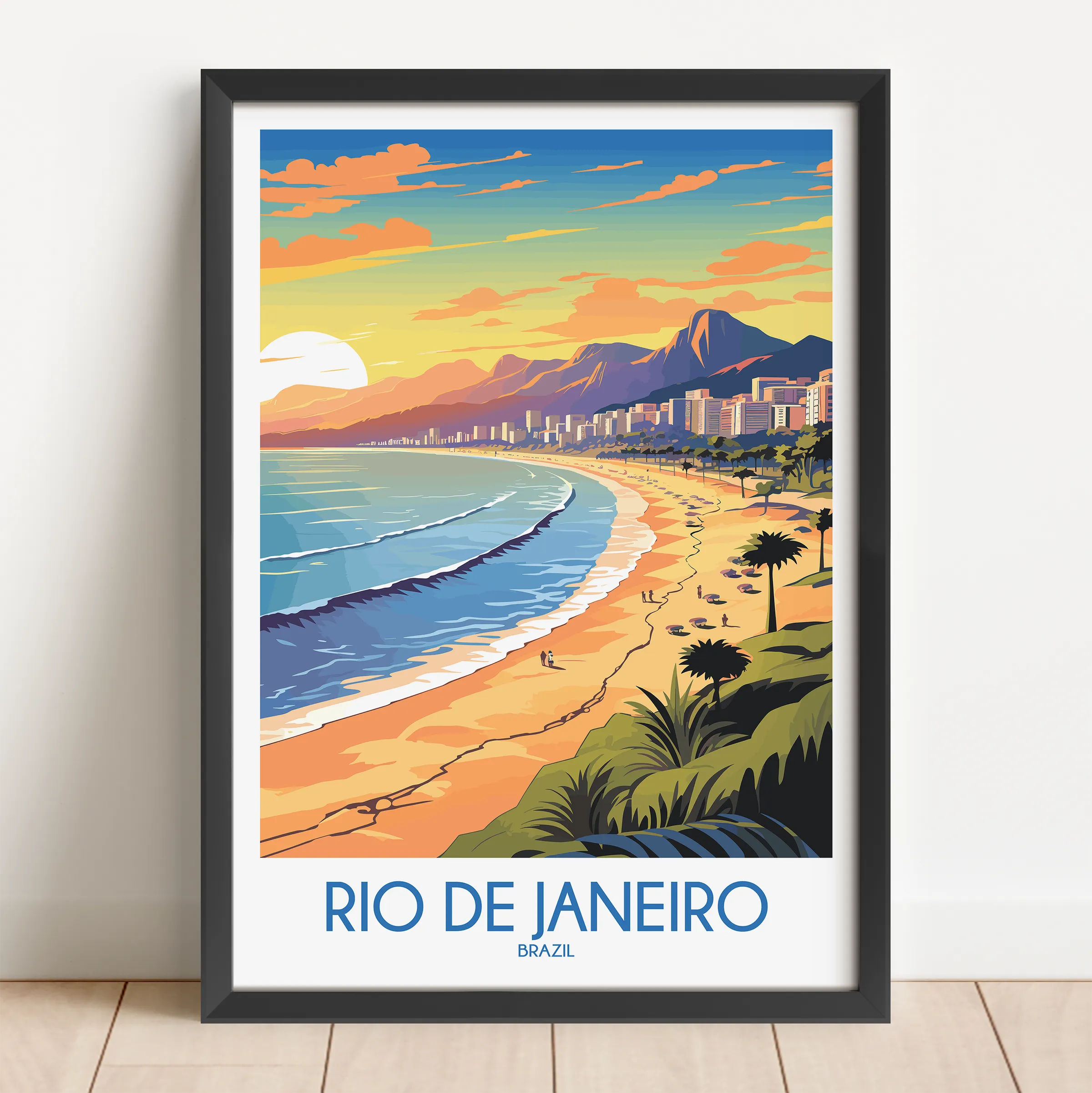 Rio De Janeiro Destination Art Gift