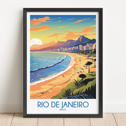 Rio De Janeiro Destination Art Gift
