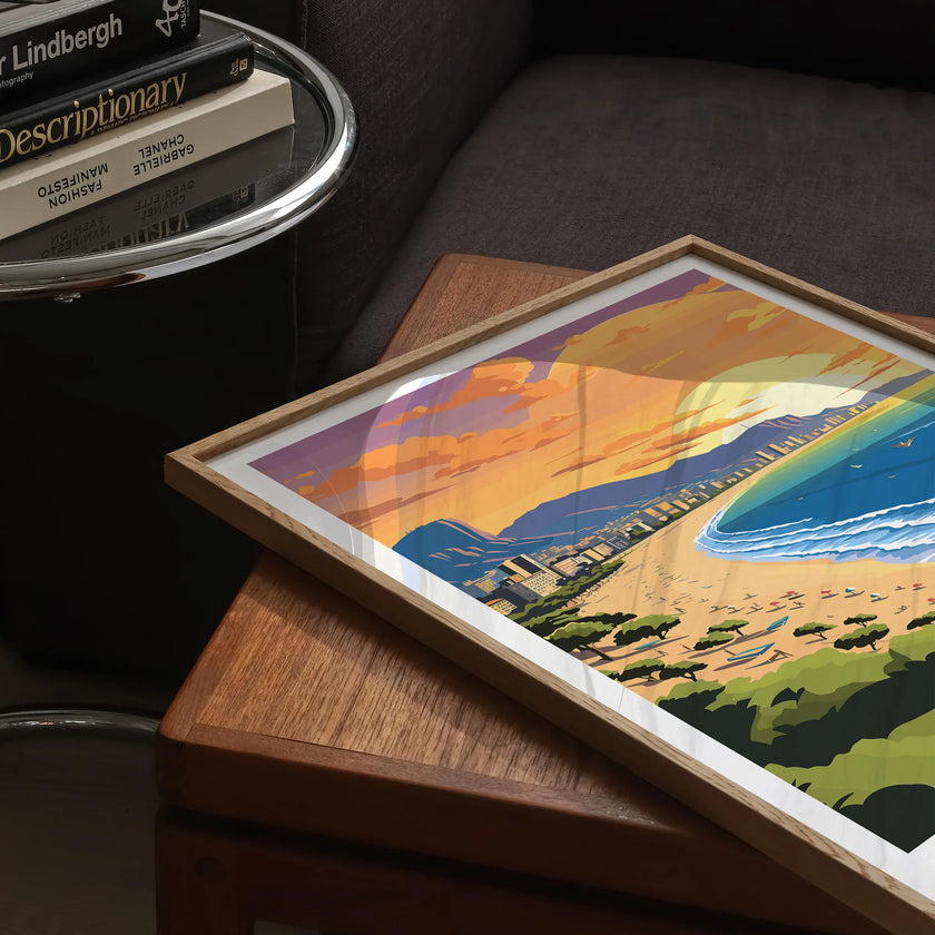 Rio De Janeiro Modern Travel Poster