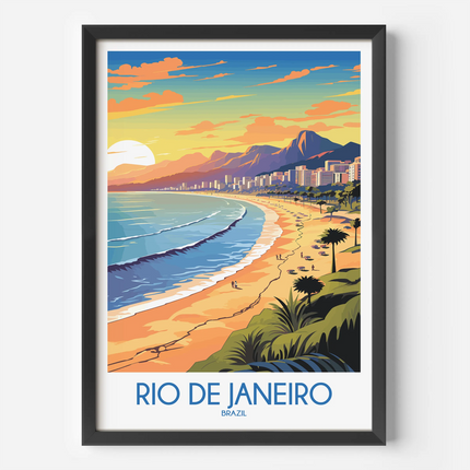 Rio De Janeiro Scenic Landscape Art