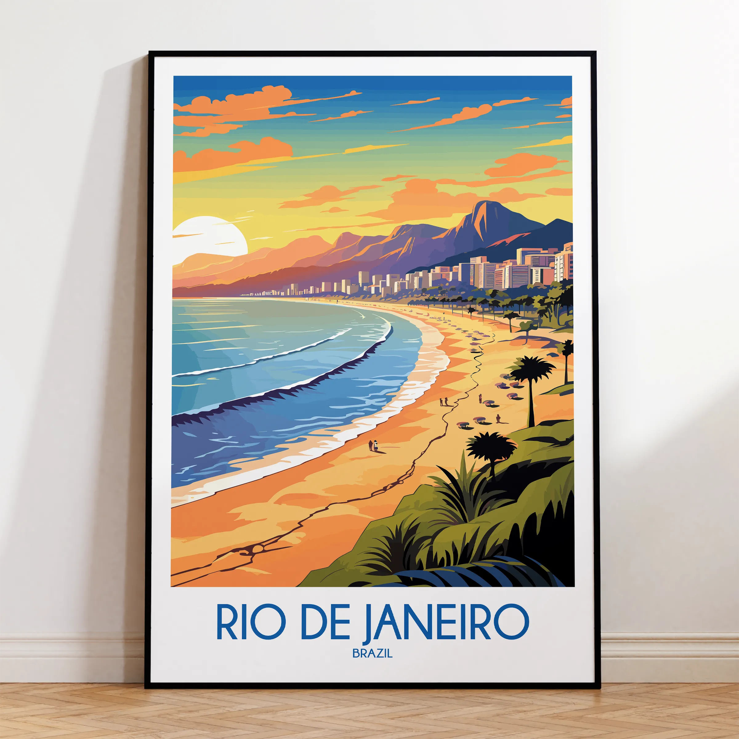 Rio De Janeiro Souvenir Poster Print