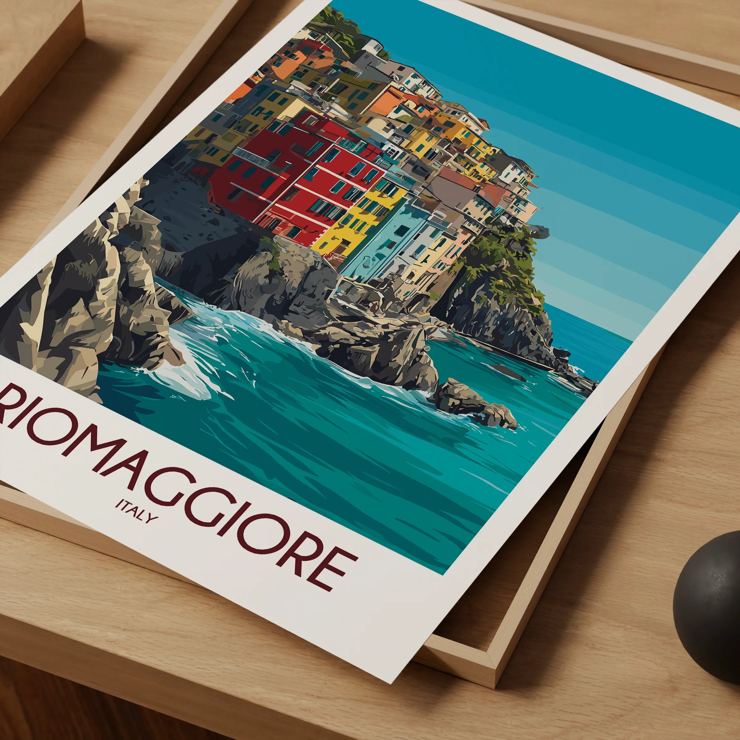 Riomaggiore Minimalist Wall Art
