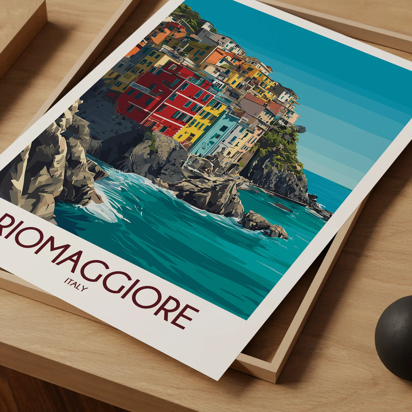 Riomaggiore Minimalist Wall Art
