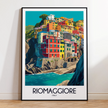 Riomaggiore Modern Travel Poster