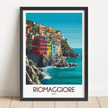 Riomaggiore Scenic Landscape Art