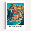 Riomaggiore Scenic Landscape Art