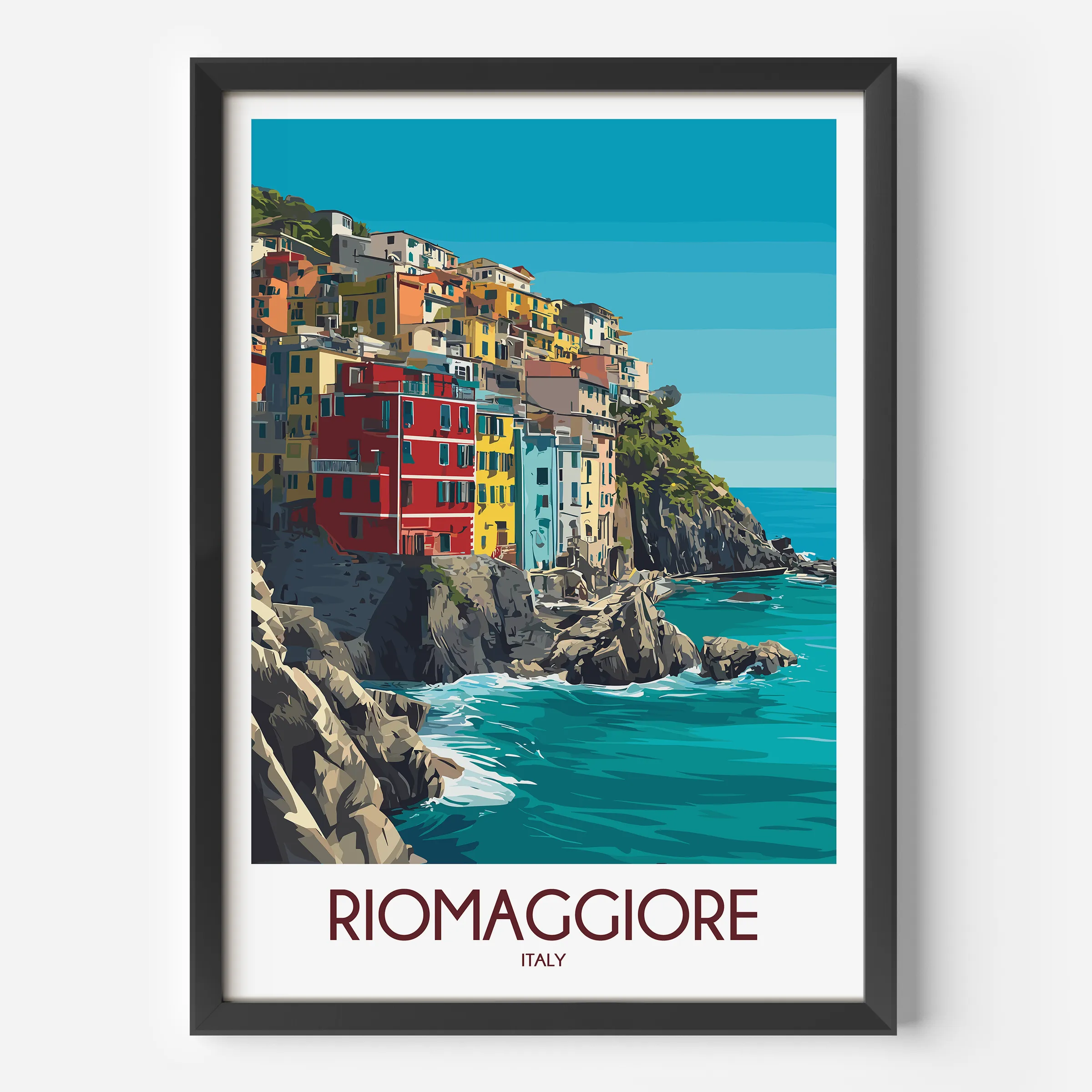 Riomaggiore Souvenir Poster Print
