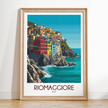 Riomaggiore Vintage Style Print