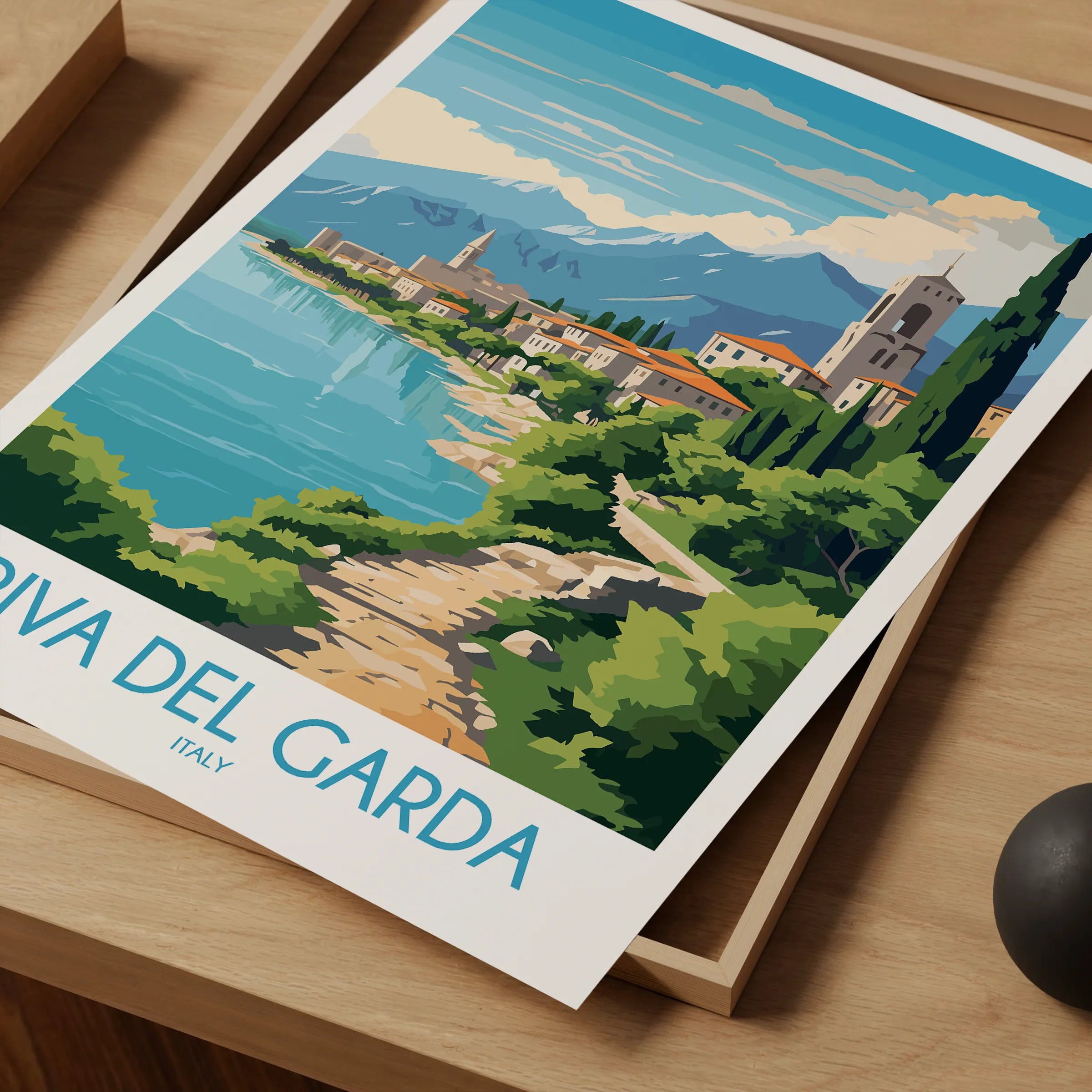 Riva Del Garda Destination Art Gift