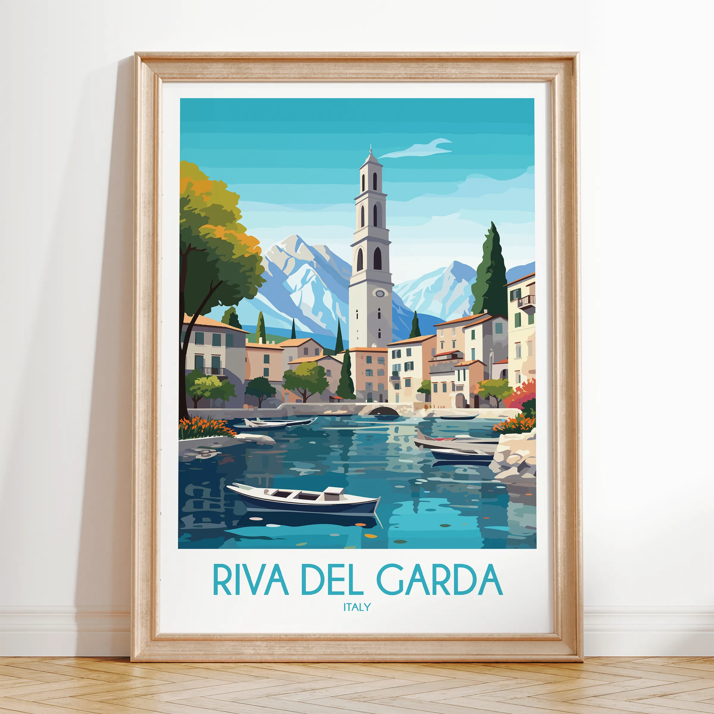 Riva Del Garda Minimalist Wall Art