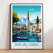 Riva Del Garda Scenic Landscape Art