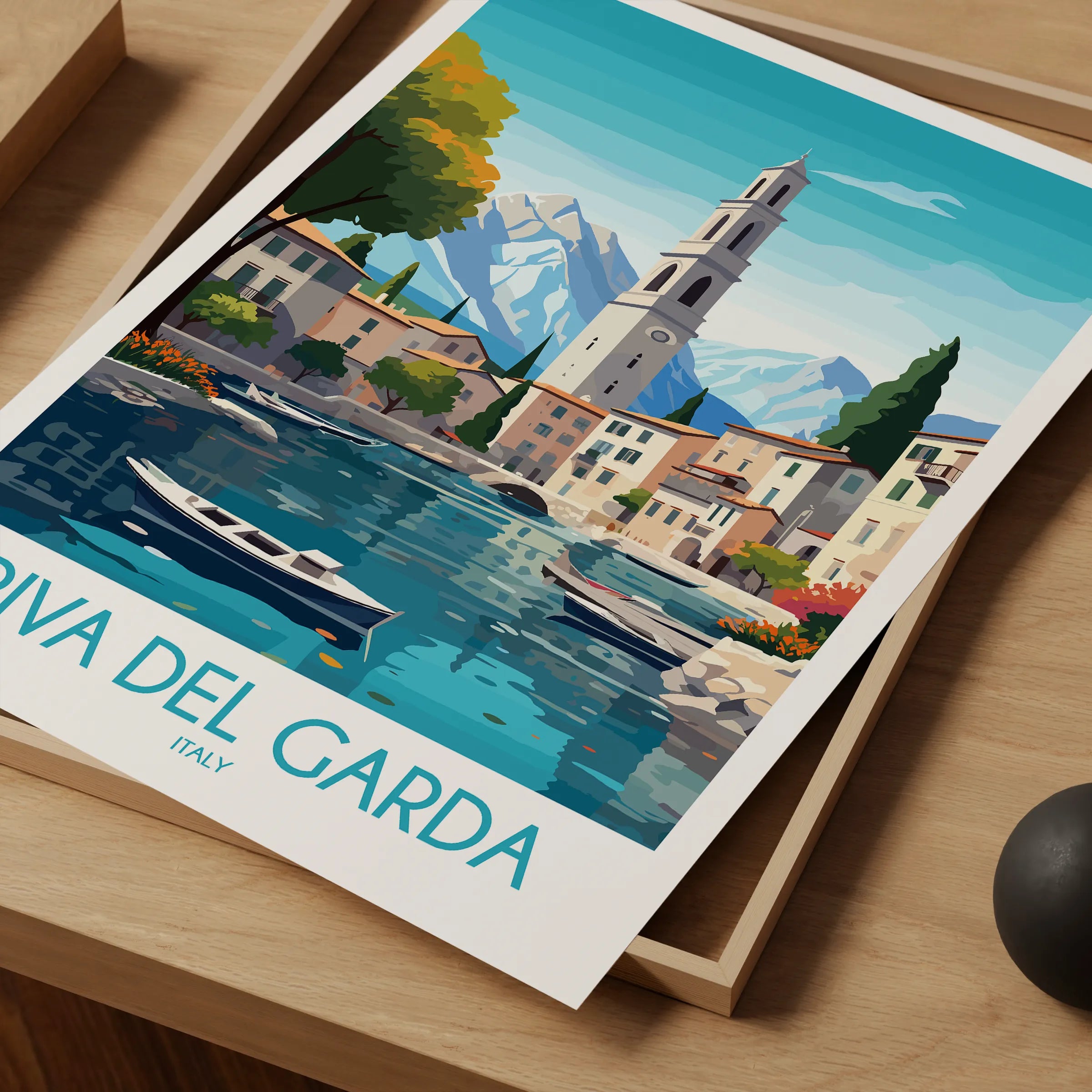 Riva Del Garda Souvenir Poster Print