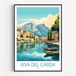 Riva Del Garda Souvenir Poster Print