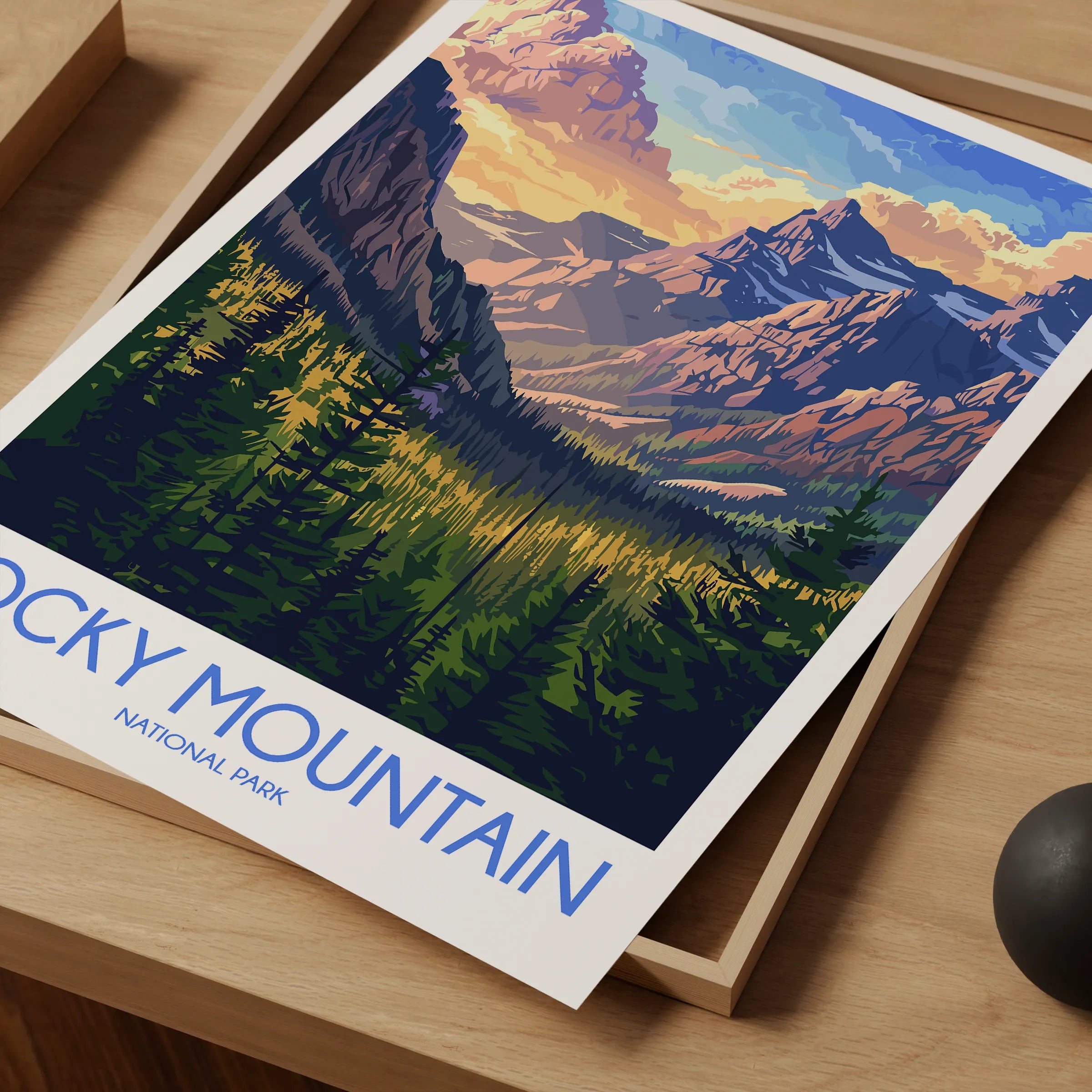 Rocky Mountain Destination Art Gift