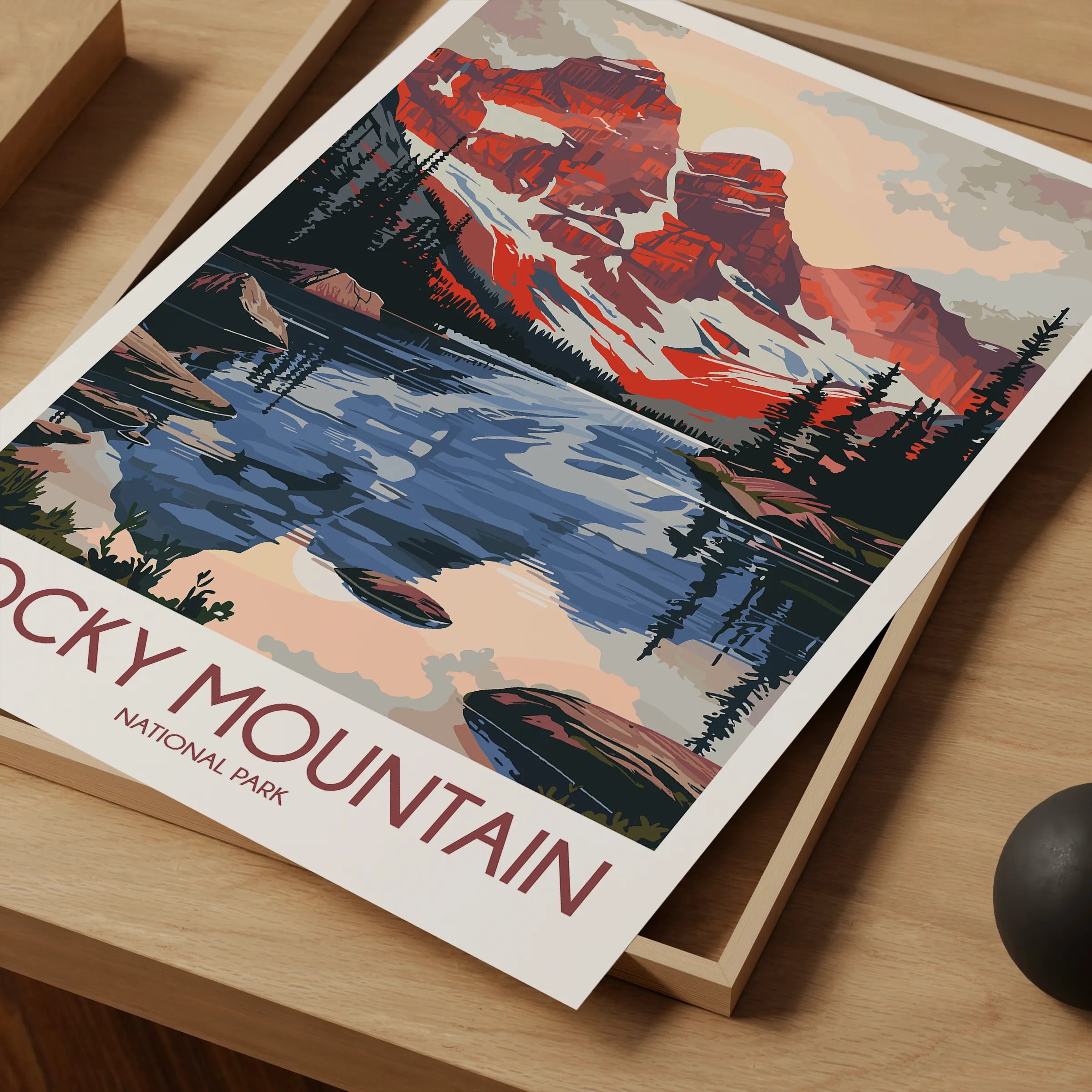 Rocky Mountain Destination Art Gift
