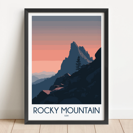 Rocky Mountain National Park Home Office Decor