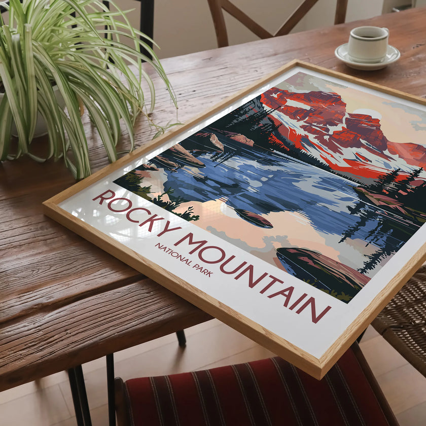 Rocky Mountain Souvenir Poster Print