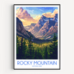 Rocky Mountain Souvenir Poster Print