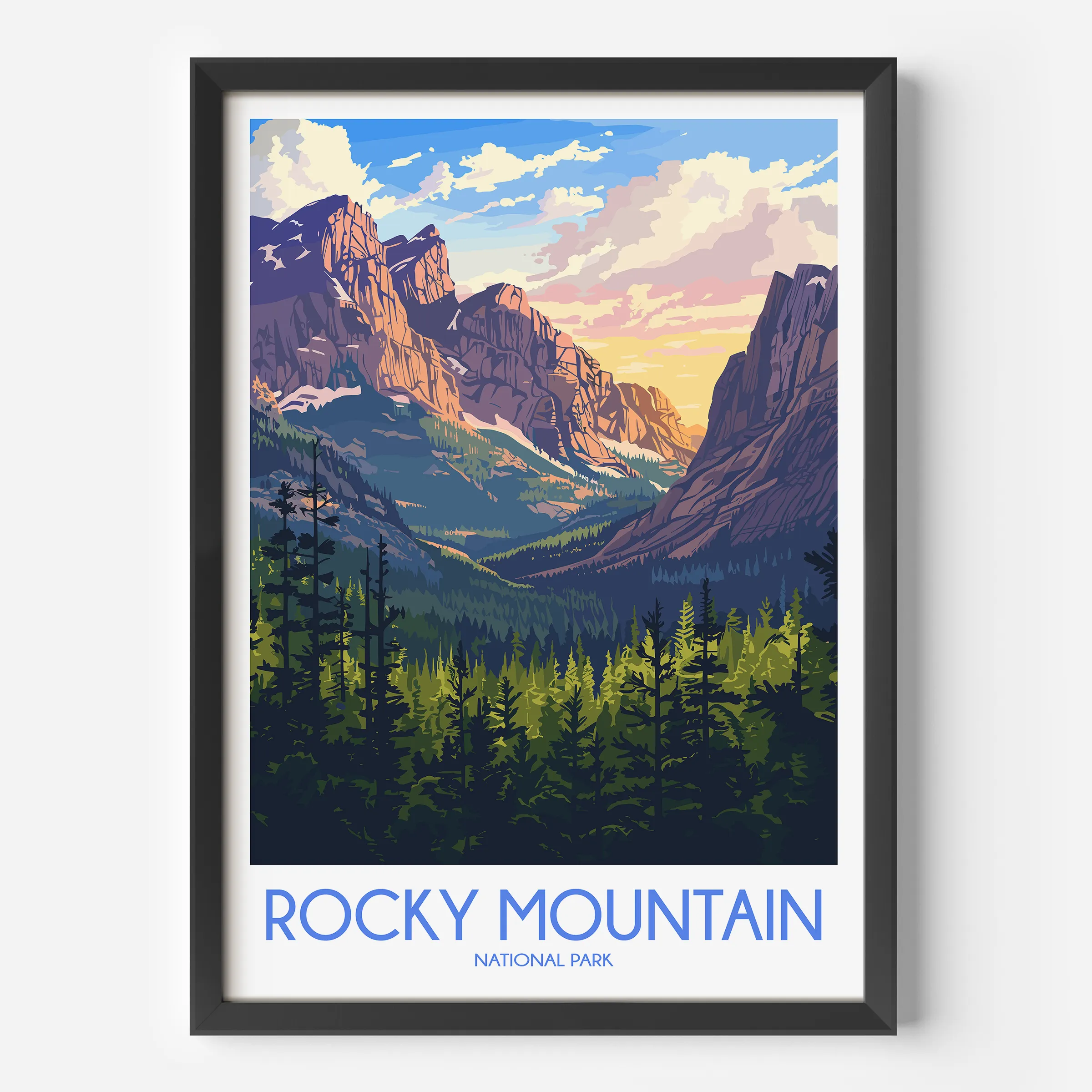 Rocky Mountain Travel Memory Gift