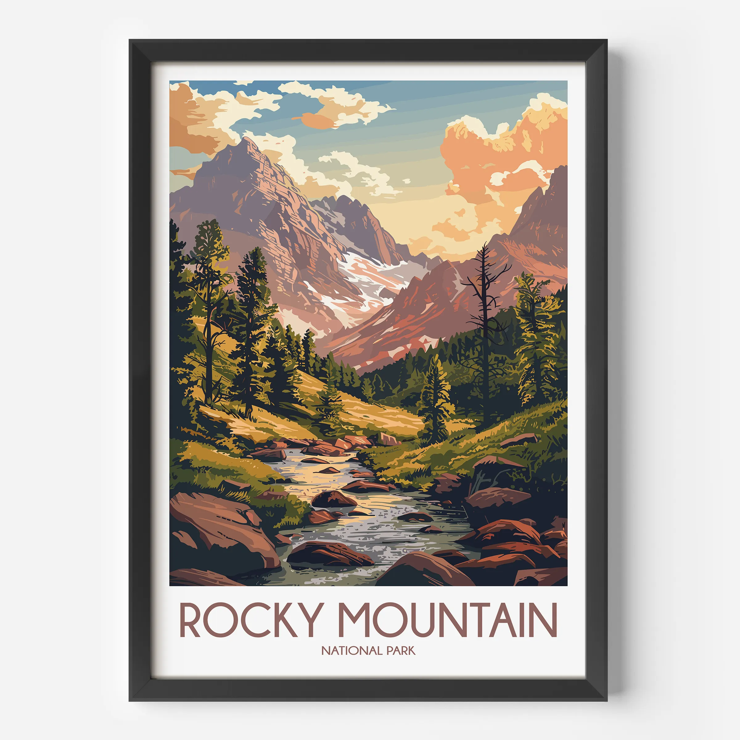 Rocky Mountain Travel Memory Gift