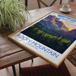 Rocky Mountain Vintage Style Print