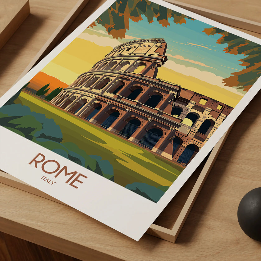 Rome Destination Art Gift