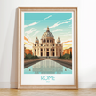 Rome Destination Art Gift