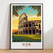 Rome Modern Travel Poster