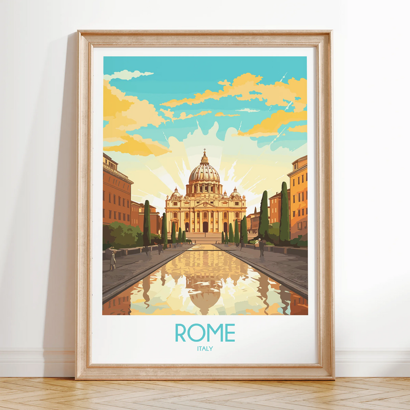 Rome Scenic Landscape Art