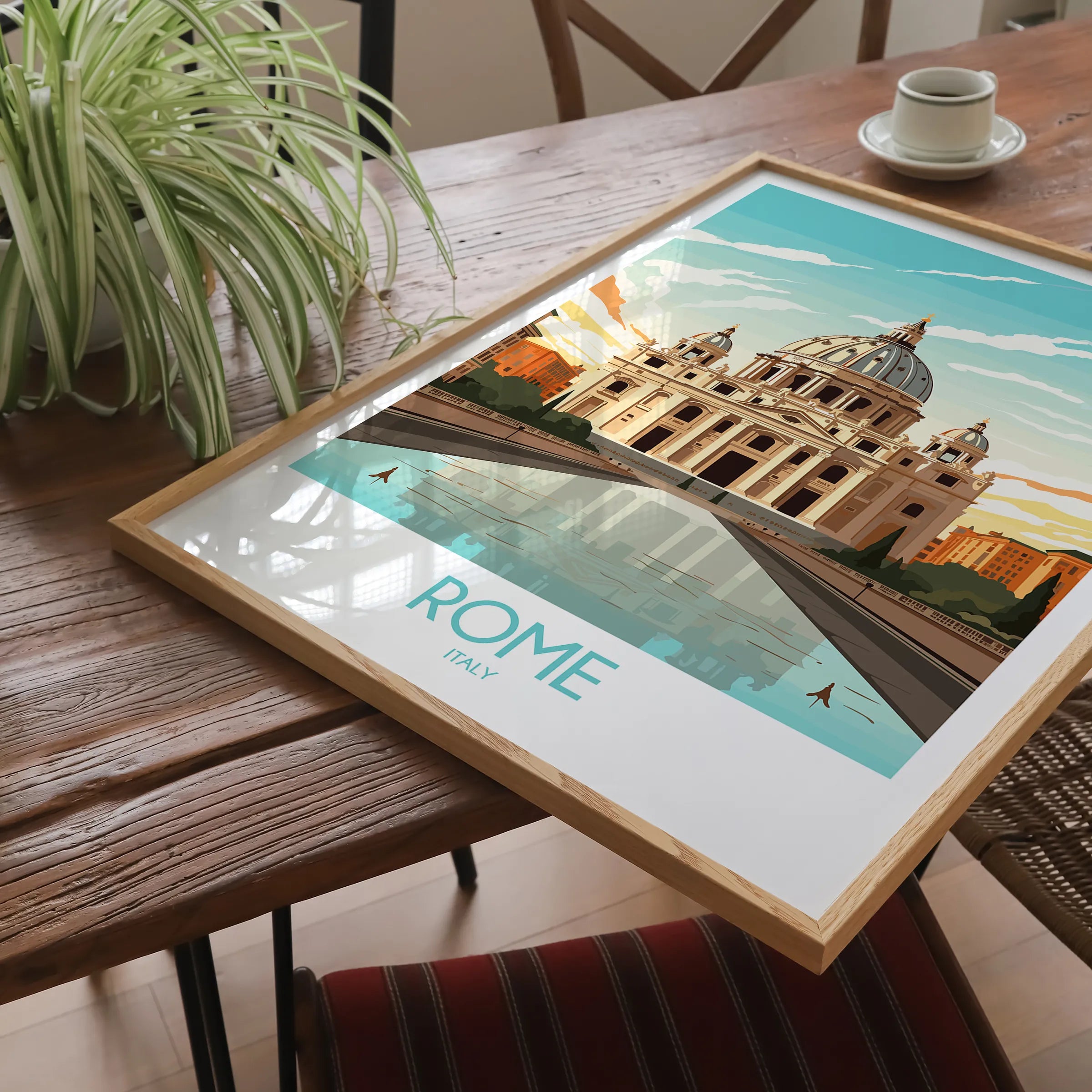 Rome Scenic Landscape Art