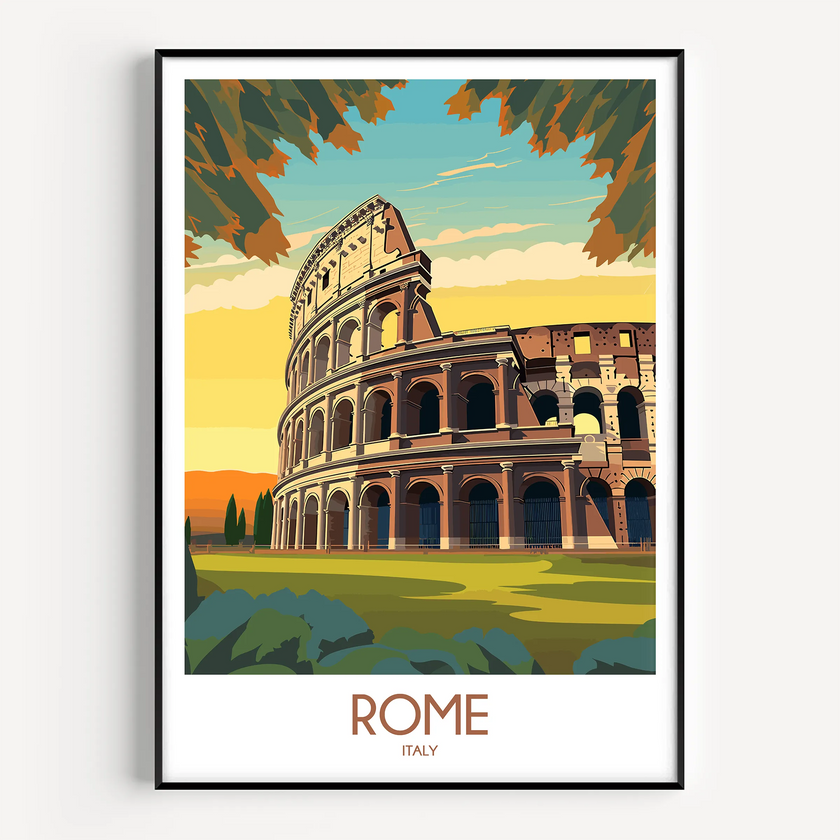 Rome Souvenir Poster Print