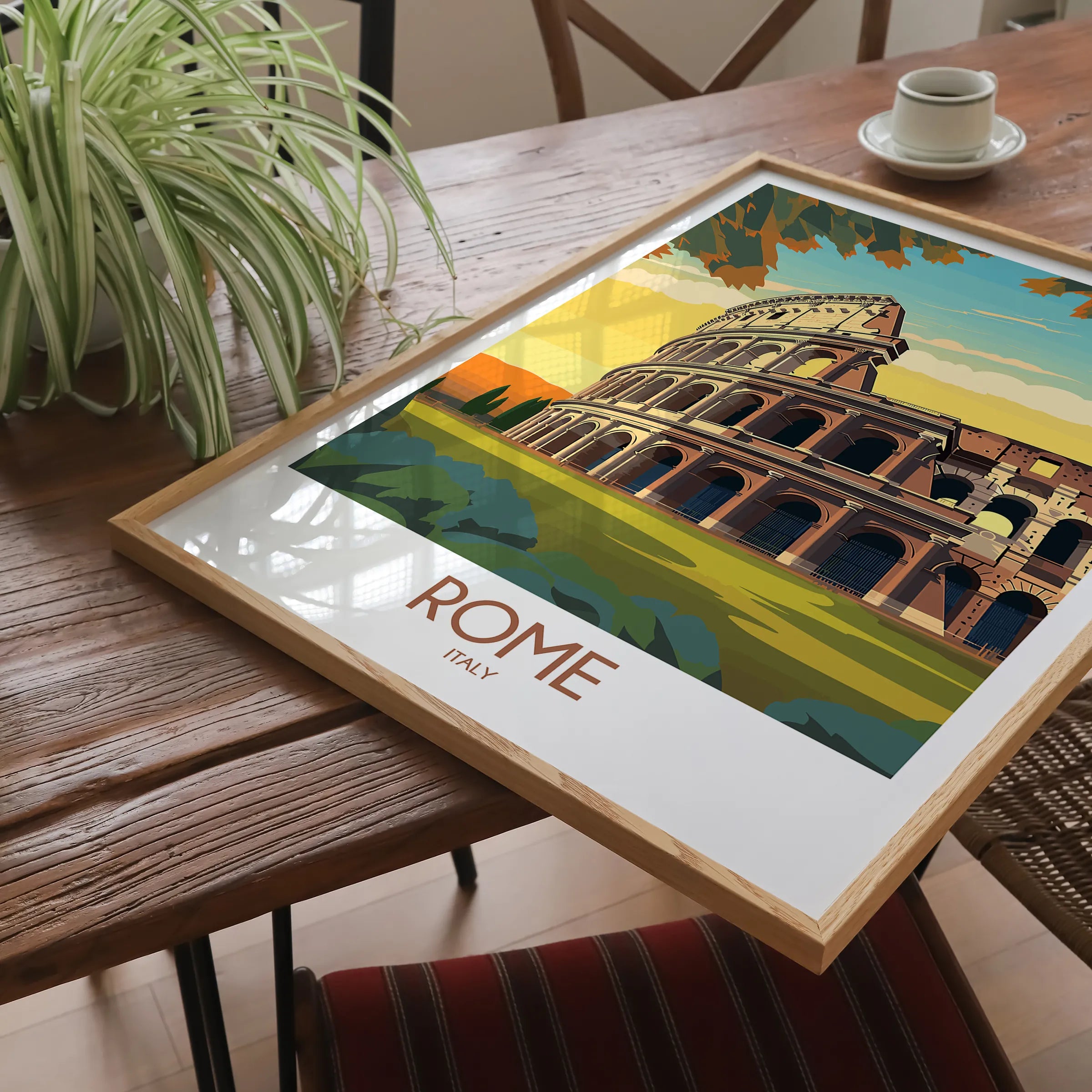 Rome Vintage Style Print
