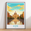 Rome Vintage Style Print