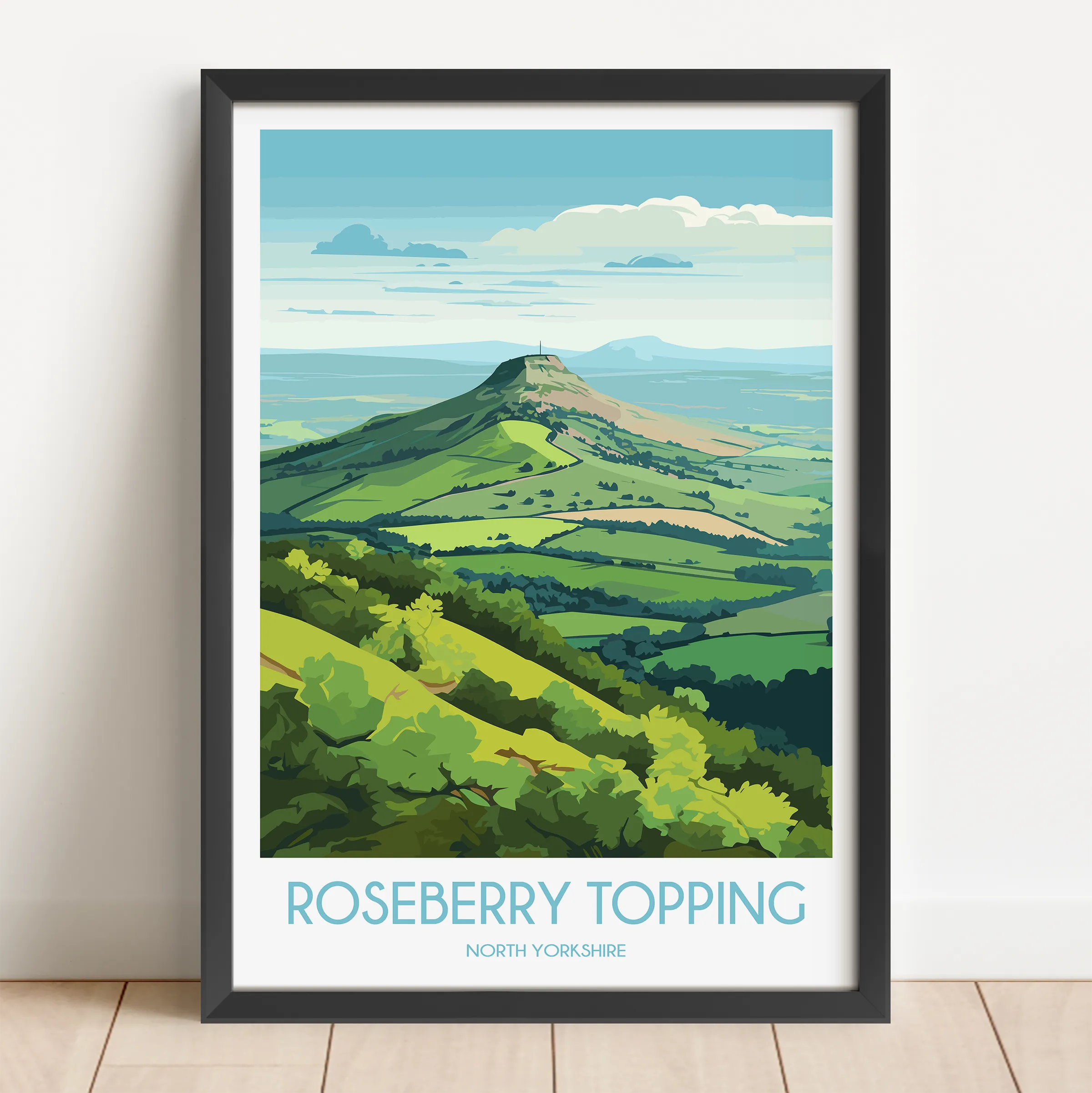 Roseberry Topping Destination Art Gift