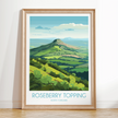 Roseberry Topping Vintage Style Print
