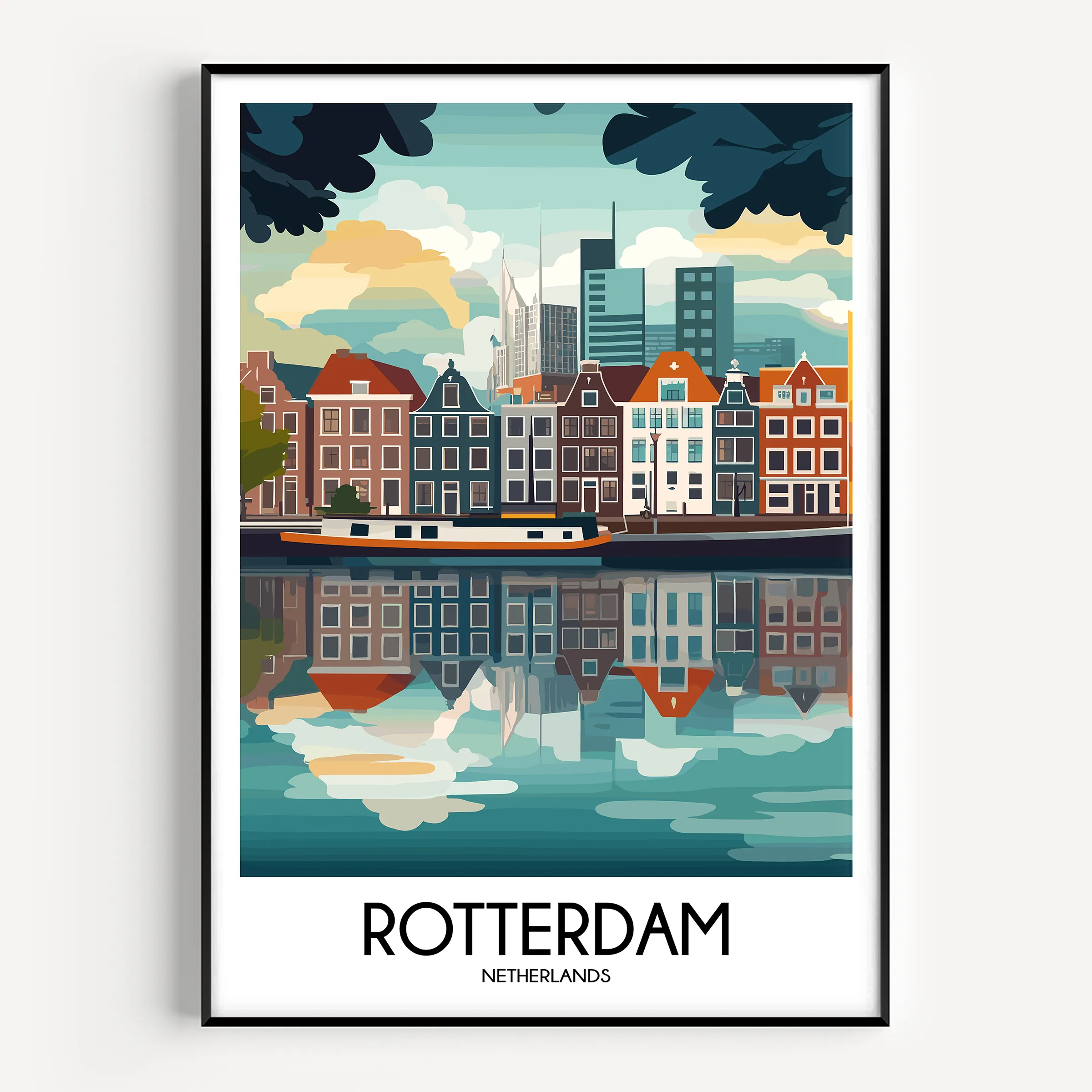 Rotterdam Destination Art Gift