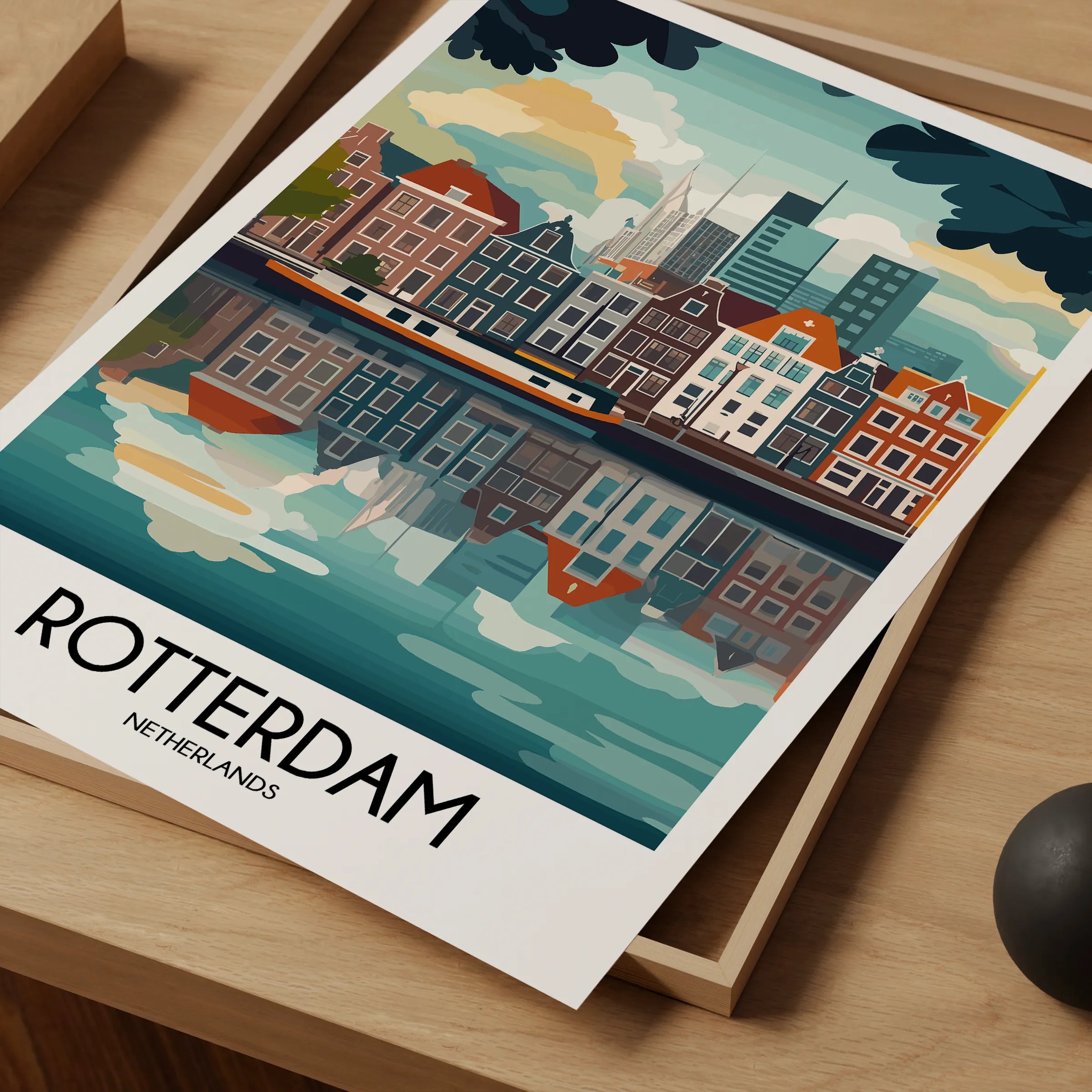 Rotterdam Vintage Style Print