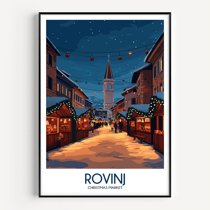 Rovinj Souvenir Poster Print