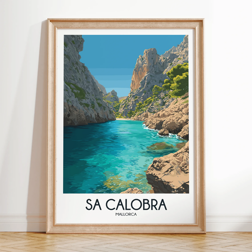 Sa Calobra Destination Art Gift
