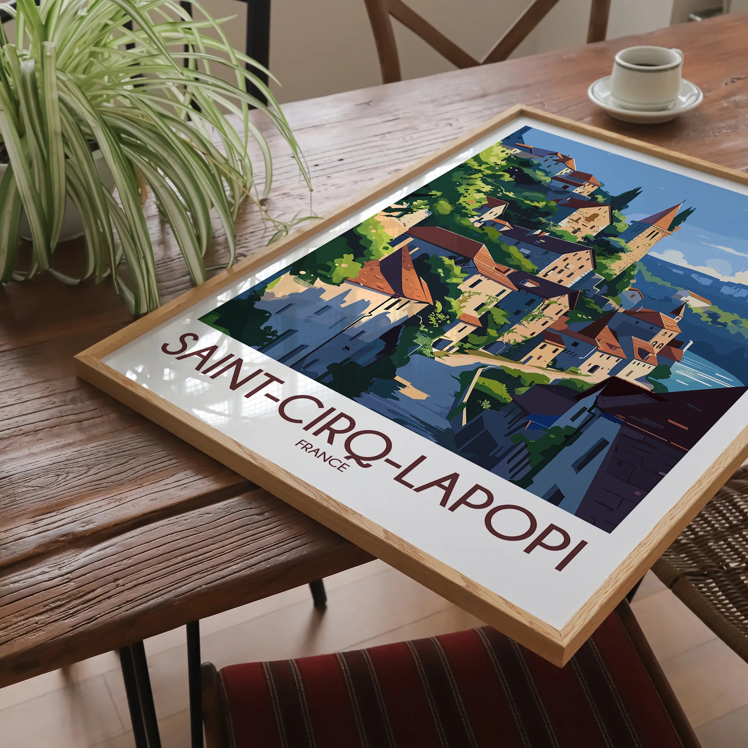 Saint-Cirq-Lapopie Destination Art Gift