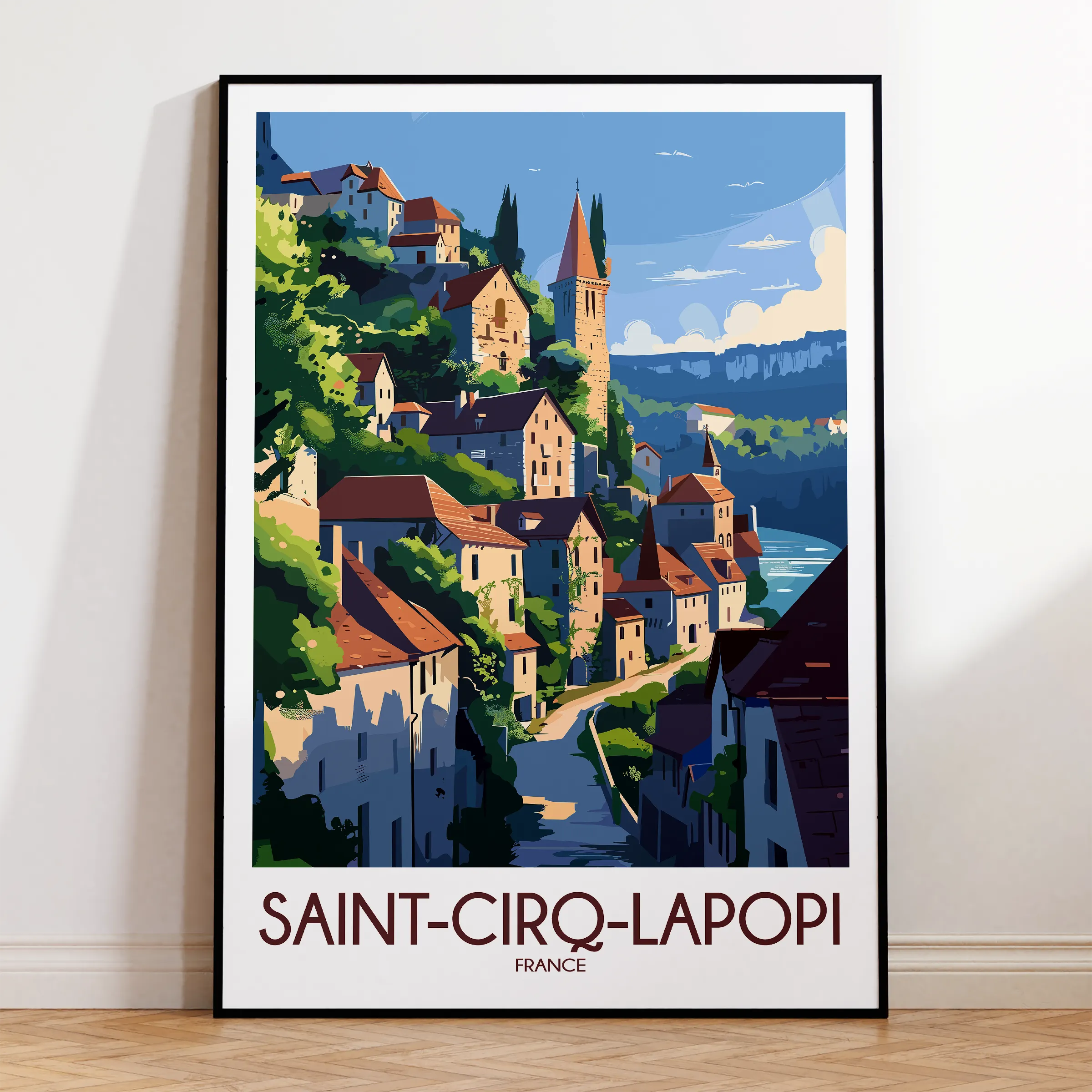Saint-Cirq-Lapopie Home Office Decor